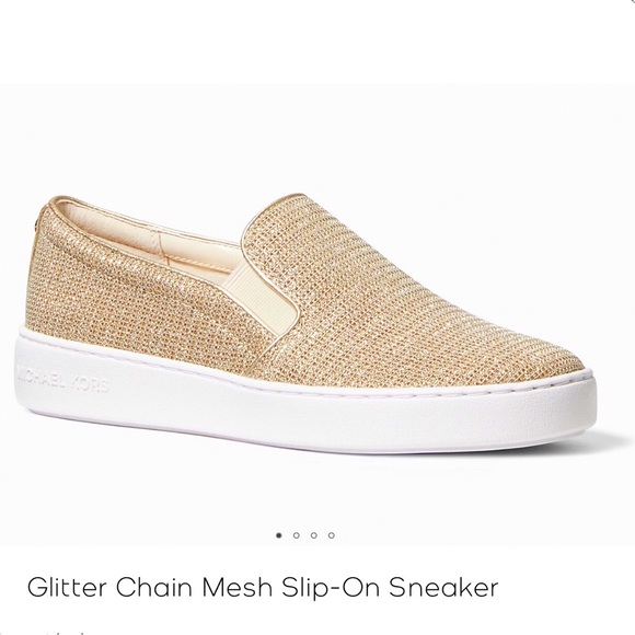 MICHAEL Michael Kors Pale Gold ‘Keaton’ Sneakers - Picture 2 of 13